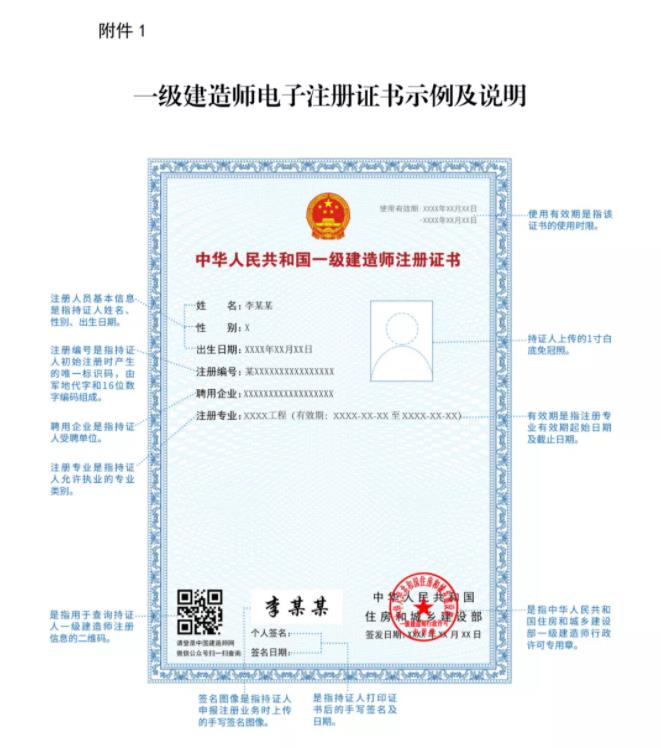 一級(jí)建造師實(shí)行電子證書，明年開(kāi)始紙質(zhì)證書作廢